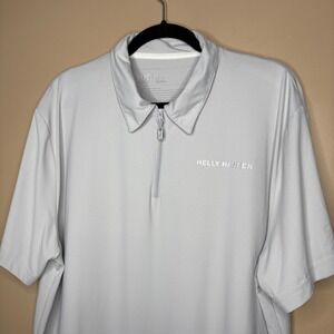 Helly Hansen Odin Expert Series 1/4 Zip Polo Shirt Mens Sz XL Gray Golf Outdoor